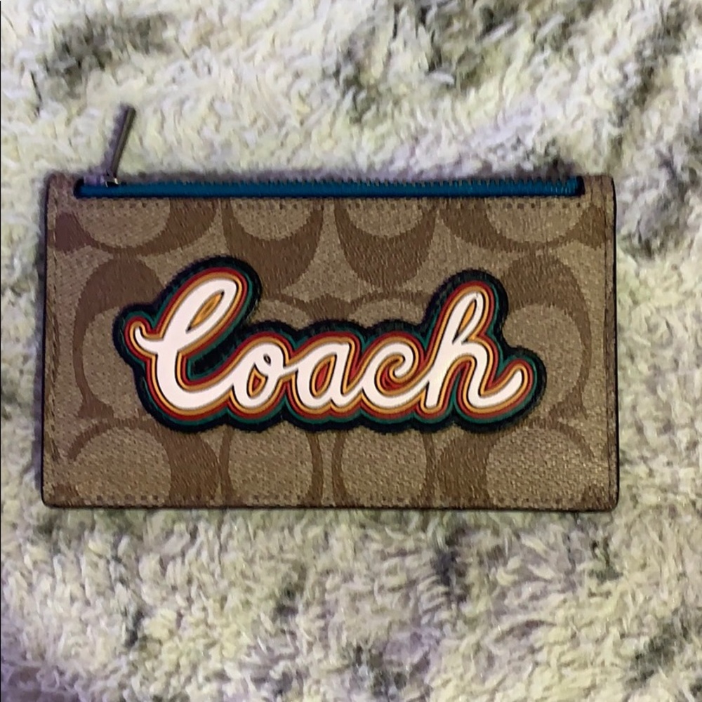 Men's zip card case